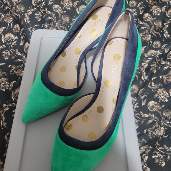 New Boden suede heels size 38.5 - Picture 1 of 3
